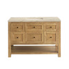 Breckenridge 48" Single Vanity, Light Natural Oak, w/ 3 CM Tajnar Eclos Top w/FreePower Wireless Charger