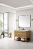 Breckenridge 48" Single Vanity, Light Natural Oak, w/ 3 CM Tajnar Eclos Top w/FreePower Wireless Charger