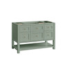 Breckenridge 48" Single Vanity, Smokey Celadon w/ 3 CM Victorian Silver Top