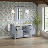 Breckenridge 48" Single Vanity, Serenity Blue, w/ 3 CM Lime Delight Quartz Top