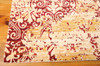 Nourison Rhapsody RH005 Gold/garnet Area Rugs