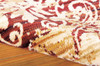 Nourison Rhapsody RH005 Gold/garnet Area Rugs
