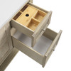 Breckenridge 48" Single Vanity, Whitewashed Oak w/ 3 CM Charcoal Soapstone Silestone Top