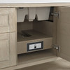 Breckenridge 48" Single Vanity, Whitewashed Oak w/ 3 CM Charcoal Soapstone Silestone Top