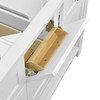 Breckenridge 60" Double Vanity, Bright White, w/ 3 CM Siberian Silestone Top