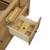 Breckenridge 60" Double Vanity, Light Natural Oak, w/ 3 CM Phantome Eclos Top