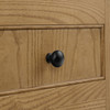 Breckenridge 60" Double Vanity, Light Natural Oak, w/ 3 CM Siberian Silestone Top