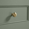 Breckenridge 60" Double Vanity, Smokey Celadon, w/ 3 CM Siberian Silestone Top