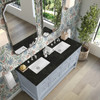 Breckenridge 60" Double Vanity, Serenity Blue, w/ 3 CM Phantome Eclos Top