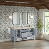 Breckenridge 60" Double Vanity, Serenity Blue, w/ 3 CM Tajnar Eclos Top