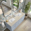Breckenridge 60" Double Vanity, Serenity Blue, w/ 3 CM Tajnar Eclos Top