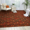 Nourison Rhapsody RH014 Flame Area Rugs