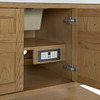 Breckenridge 60" Single Vanity, Light Natural Oak, w/ 3 CM Ethereal Noctis Quartz Top