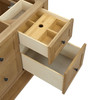 Breckenridge 60" Single Vanity, Light Natural Oak, w/ 3 CM Lime Delight Quartz Top