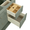 Breckenridge 60" Single Vanity, Smokey Celadon, w/ 3 CM Ethereal Noctis Quartz Top
