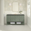 Breckenridge 60" Single Vanity, Smokey Celadon, w/ 3 CM Phantome Eclos Top