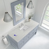 Breckenridge 60" Single Vanity, Serenity Blue, w/ 3 CM Eternal Jasmine Pearl Silestone Top w/ FreePower Wireless Charger