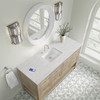 Breckenridge 60" Single Vanity, Whitewashed Oak, w/ 3 CM Eternal Jasmine Pearl Silestone Top w/ FreePower Wireless Charger