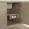 Breckenridge 72" Double Vanity, Bright White w/ 3 CM Eternal Jasmine Pearl Top