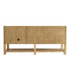 Breckenridge 72" Double Vanity, Light Natural Oak w/ 3 CM Ethereal Noctis Top