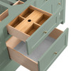 Breckenridge 72" Double Vanity, Smokey Celadon, w/ 3 CM Tajnar Eclos Top