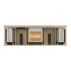 Breckenridge 72" Double Vanity, Whitewashed Oak w/ 3 CM Charcoal Soapstone Silestone Top