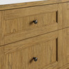 Breckenridge 84" Double Vanity, Light Natural Oak w/ 3 CM Eternal Jasmine Pearl Top w/FreePower Wireless Charger