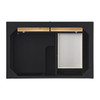 Lorelai 36" Single Vanity, Black Onyx, w/ 3 CM Phantome Eclos Top