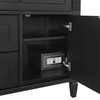 Lorelai 36" Single Vanity, Black Onyx, w/ 3 CM Phantome Eclos Top