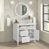 Lorelai 36" Single Vanity, Bright White w/ 3 CM Lime Delight Silestone Top