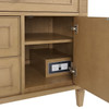 Lorelai 36" Single Vanity, Light Natural Oak w/ 3 CM Eternal Jasmine Pearl Silestone Top