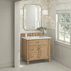 Lorelai 36" Single Vanity, Light Natural Oak w/ 3 CM Lime Delight Silestone Top