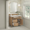 Lorelai 36" Single Vanity, Light Natural Oak w/ 3 CM Lime Delight Silestone Top
