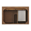Lorelai 36" Single Vanity, Mid-Century Walnut w/ 3 CM Ethereal Noctis Silestone Top