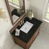 Lorelai 36" Single Vanity, Mid-Century Walnut, w/ 3 CM Phantome Eclos Top