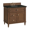 Lorelai 36" Single Vanity, Mid-Century Walnut, w/ 3 CM Phantome Eclos Top