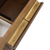 Lorelai 36" Single Vanity, Mid-Century Walnut w/ 3 CM Victorian Silver Silestone Top