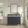 Lorelai 48" Single Vanity, Black Onyx w/ 3 CM Eternal Jasmine Pearl Silestone Top