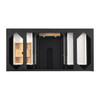 Lorelai 48" Single Vanity, Black Onyx w/ 3 CM Eternal Jasmine Pearl Silestone Top
