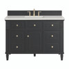 Lorelai 48" Single Vanity, Black Onyx w/ 3 CM Lime Delight Silestone Top