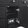 Lorelai 48" Single Vanity, Black Onyx, w/ 3 CM Tajnar Eclos Top w/FreePower Wireless Charger