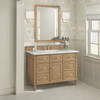 Lorelai 48" Single Vanity, Light Natural Oak w/ 3 CM Ethereal Noctis Silestone Top