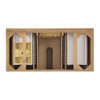 Lorelai 48" Single Vanity, Light Natural Oak w/ 3 CM Lime Delight Silestone Top