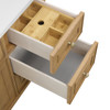Lorelai 48" Single Vanity, Light Natural Oak w/ 3 CM Lime Delight Silestone Top