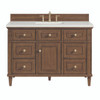 Lorelai 48" Single Vanity, Mid-Century Walnut w/ 3 CM Lime Delight Silestone Top