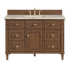 Lorelai 48" Single Vanity, Mid-Century Walnut, w/ 3 CM Tajnar Eclos Top