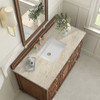 Lorelai 48" Single Vanity, Mid-Century Walnut, w/ 3 CM Tajnar Eclos Top