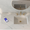 Lorelai 48" Single Vanity, Whitewashed Oak w/ 3 CM Ethereal Noctis Silestone Top w/FreePower Wireless Charger