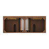 Lorelai 60" Double Vanity, Mid-Century Walnut, w/ 3 CM Phantome Eclos Top