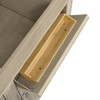 Lorelai 60" Double Vanity, Whitewashed Oak w/ 3 CM Victorian Silver Silestone Top